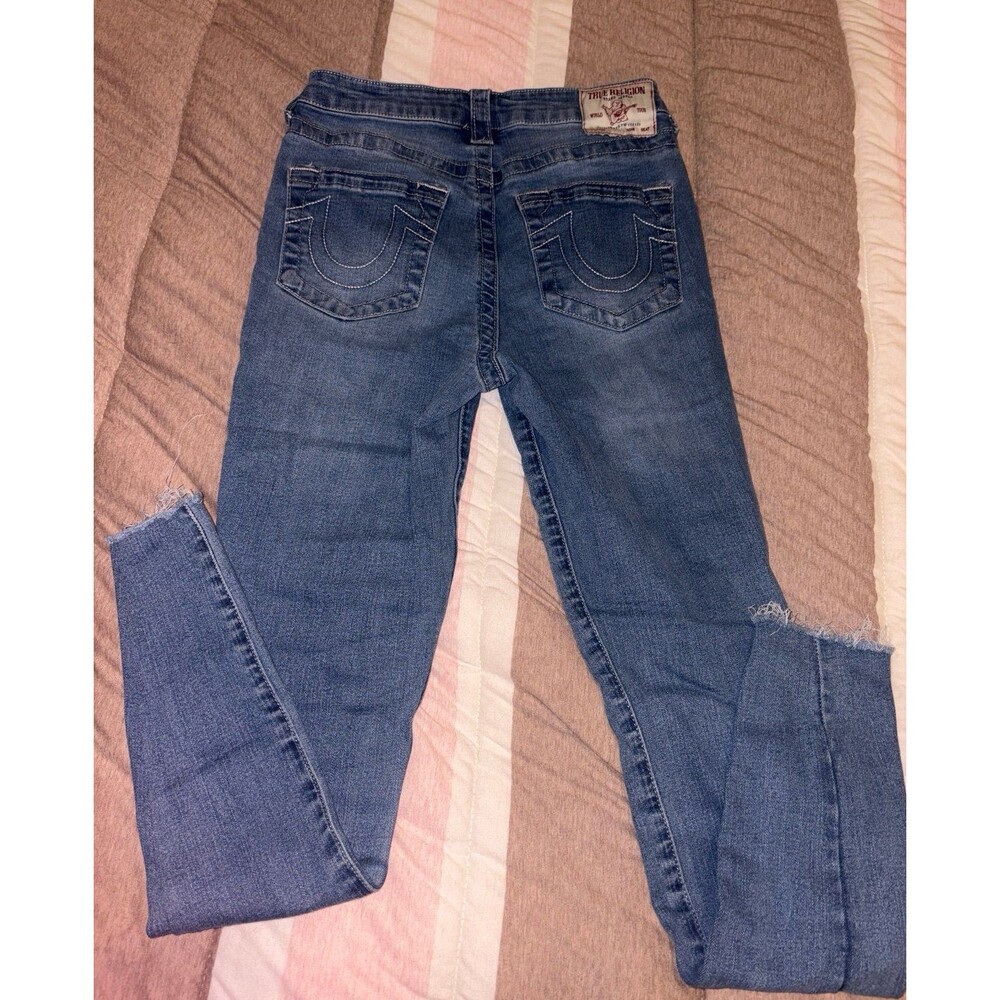 True Religion Women's Blue Skinny Jeans